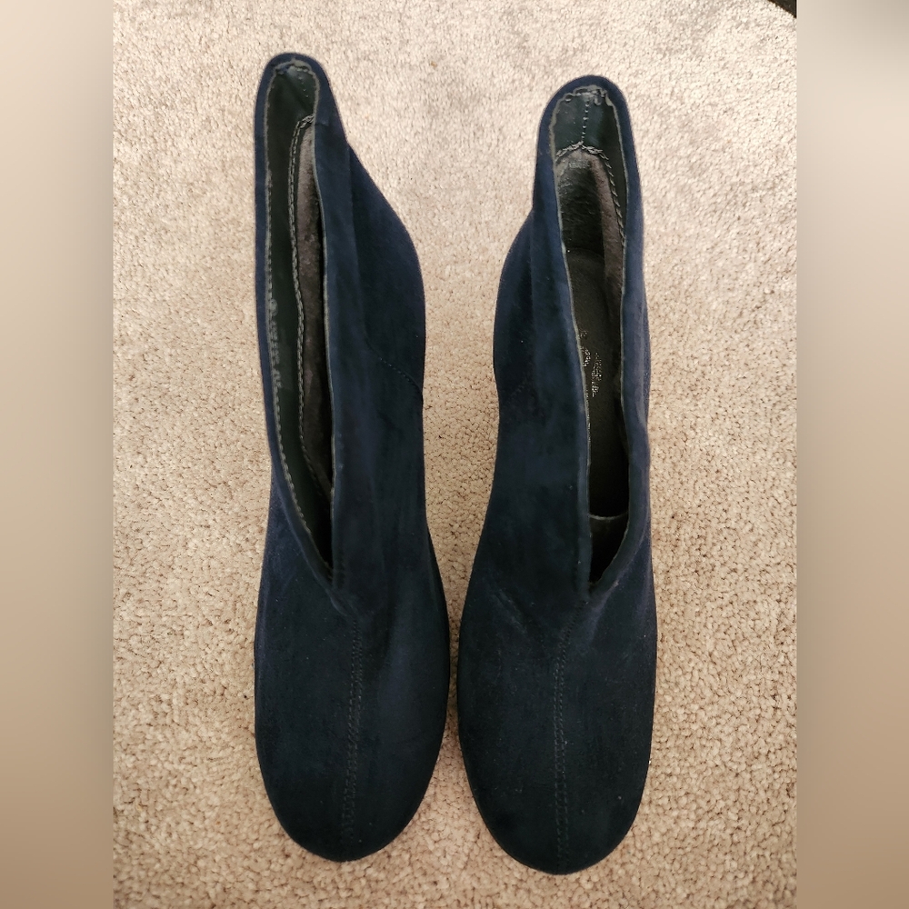 Navy Blue Women's Booties